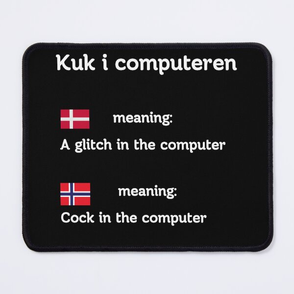 Item preview, False Language Friends: Kuk i Computeren designed and sold by Artmugic.