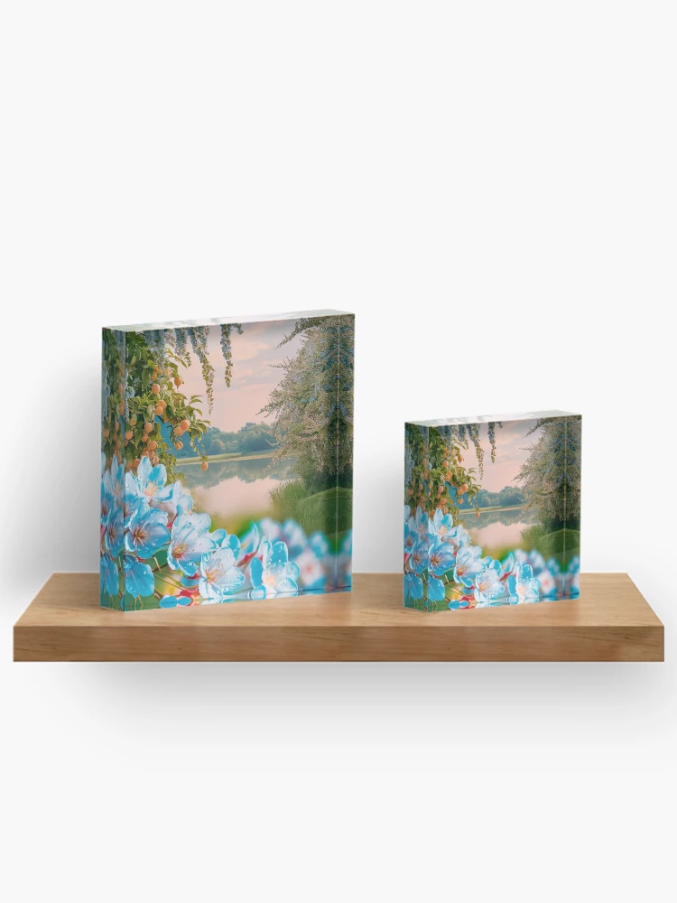 Thumbnail 3 of 5, Acrylic Block, Spring Splendor designed and sold by InkwiseIA.