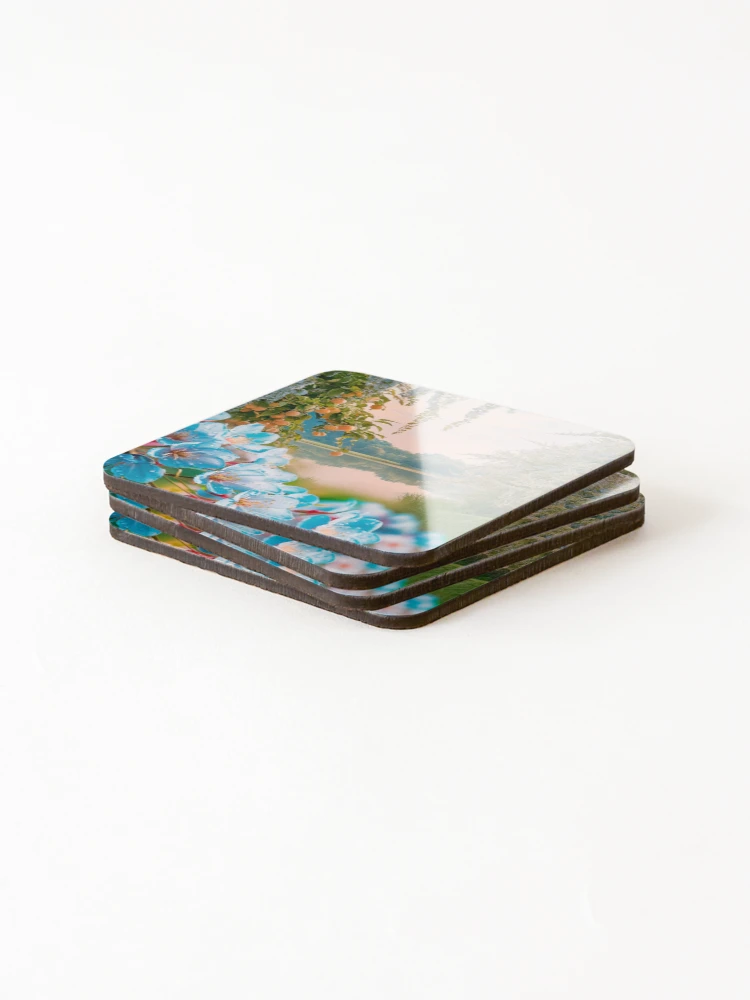 Thumbnail 4 of 5, Coasters (Set of 4), Spring Splendor designed and sold by InkwiseIA.