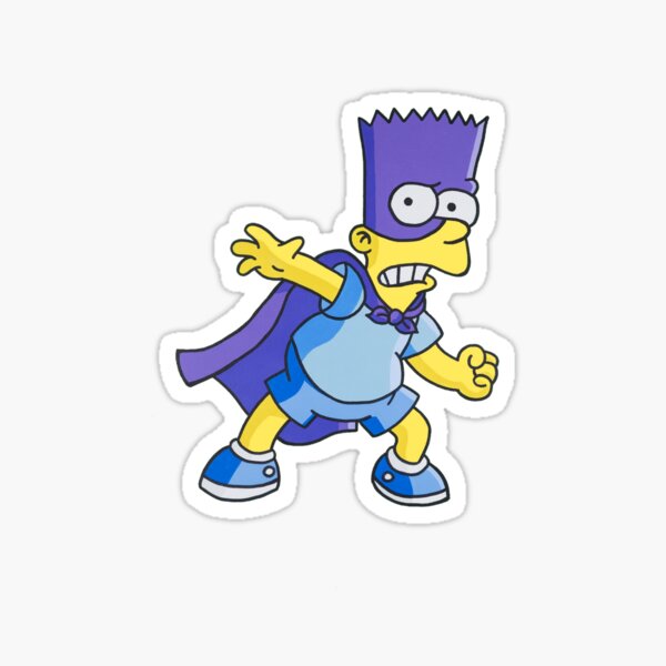 Vista previa del artículo con la obra «Bartman - Fondo azul», diseñado y vendido por Art-by-Lark.