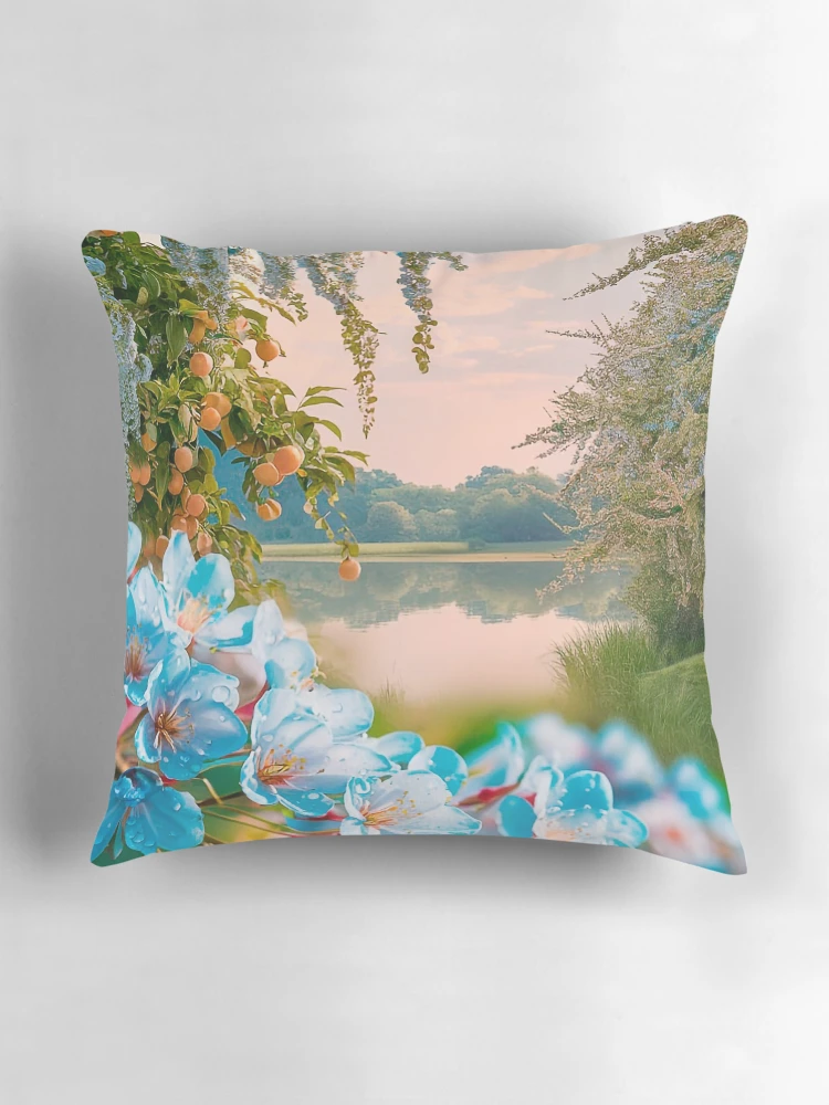 Thumbnail 3 of 4, Pillow, Spring Splendor designed and sold by InkwiseIA.