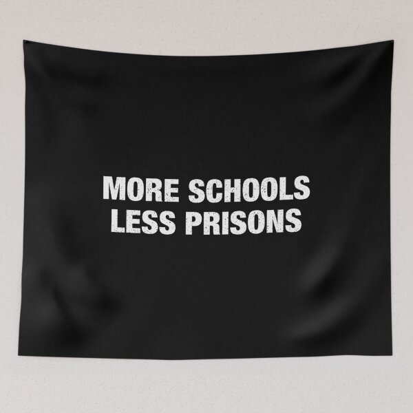 Item preview, More Schools Less Prisons designed and sold by viunziameriza.