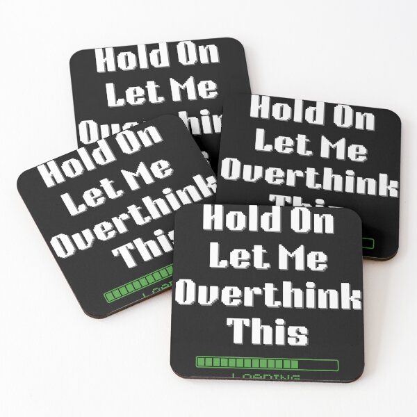 Item preview, Hold On Let Me Overthink This Design T-Shirt, Novelty Funny Sarcastic Quote for Men Women Adult Tee designed and sold by Viran-Designs.