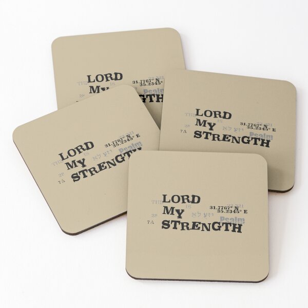 Item preview, Ps. 28:7 The Lord is my strength Eng/Hebrew designed and sold by Solus Christus.