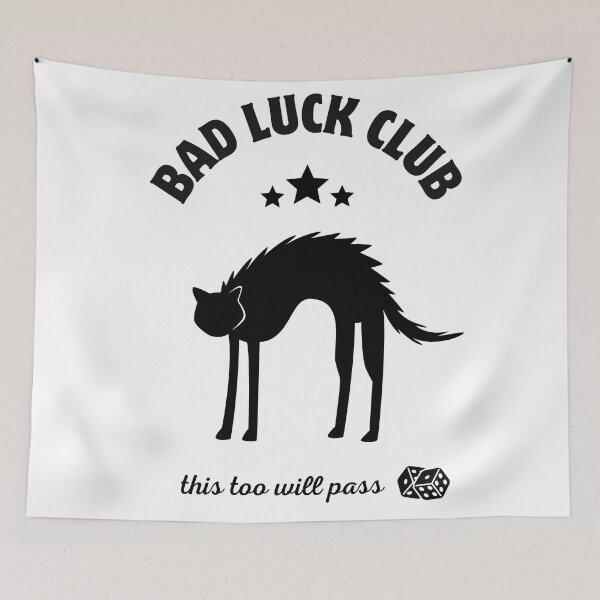 Item preview, Black Cat's Bad Luck Club designed and sold by GoblinBoutique.