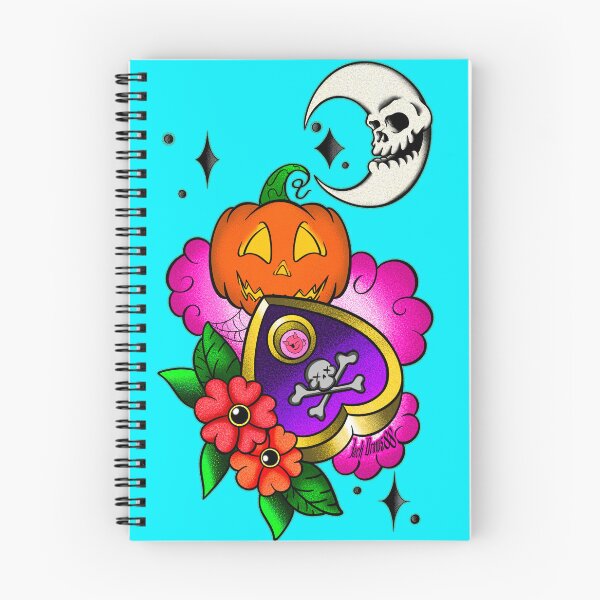 Item preview, Halloween pumpkin ouija board planchette Tattoo  designed and sold by JackDraws88.