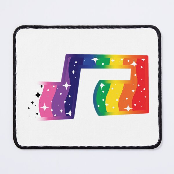 Item preview, Sparkling Rainbow Music Note (Rainbow Border) designed and sold by Carsondood.