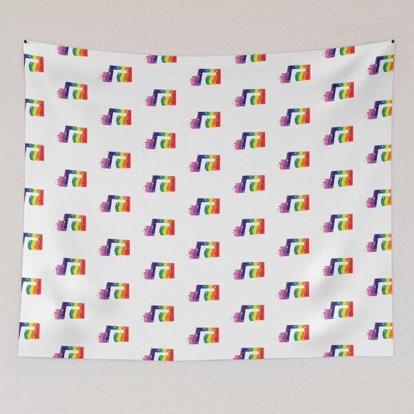 Item preview, Sparkling Rainbow Music Note (Rainbow Border) designed and sold by Carsondood.