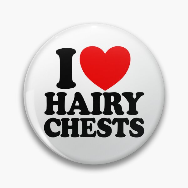 Item preview, I Love Hairy Chests Red Heart Women's I Love Hairy Chest Gear designed and sold by DynamicDesign.