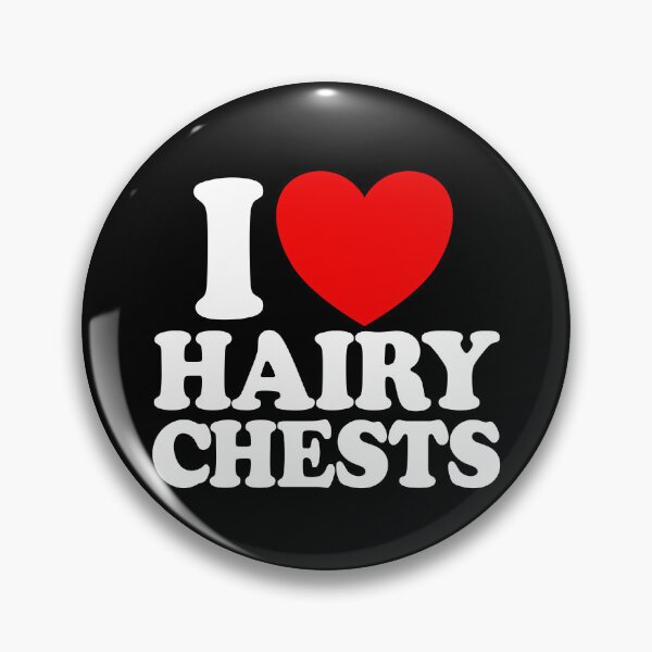 Item preview, I Love Hairy Chests Red Heart Women's I Love Hairy Chest Gear designed and sold by DynamicDesign.
