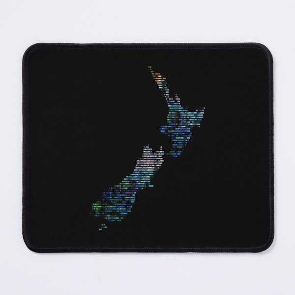 Item preview, KIWI NEW ZEALAND ASCII ART PAUA MATARIKI designed and sold by Madjack Tees Kiwi SuperStore.