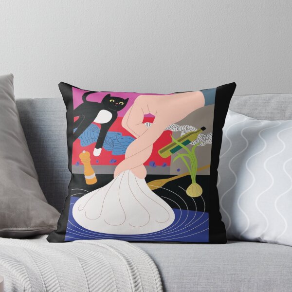 Item preview, Whimsical Kitchen Chaos: The Mischievous Cat designed and sold by scdumlemi.