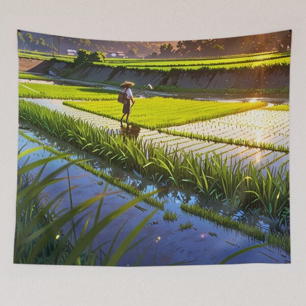 Item preview, Paddy field. designed and sold by PatDoArt.