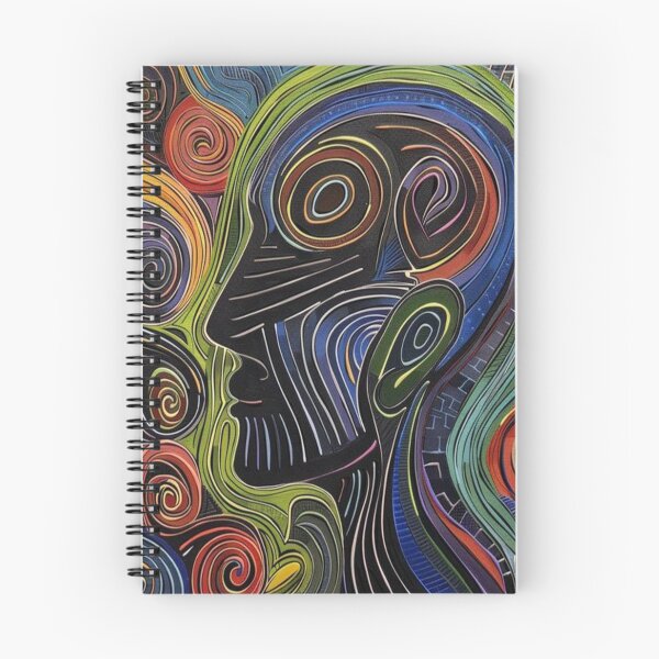 Item preview, Vibrant Abstract Human Profile Art designed and sold by trisumsophia.