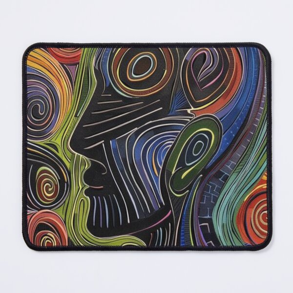 Item preview, Vibrant Abstract Human Profile Art designed and sold by trisumsophia.
