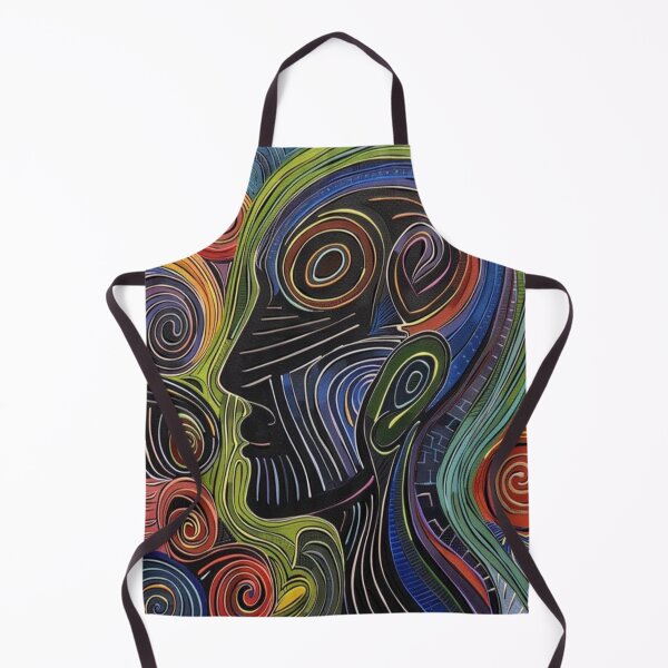 Item preview, Vibrant Abstract Human Profile Art designed and sold by trisumsophia.
