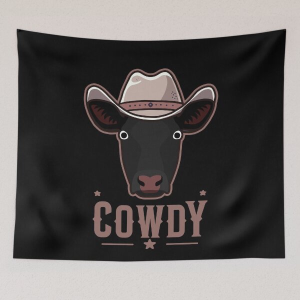 Item preview, Black Angus Cow Cowdy designed and sold by Clara Hollins.
