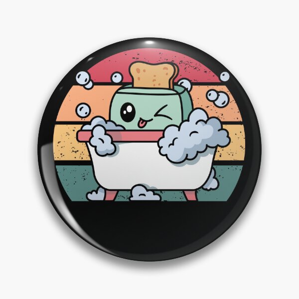 Item preview, Toaster Bath Funny Retro Live Laugh Toaster Bath Gear designed and sold by DynamicDesign.