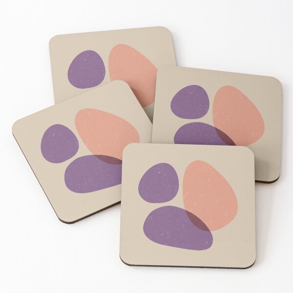 Item preview, Béziama Colorida III - Dove, Plum, Coral designed and sold by Irene Estelle.