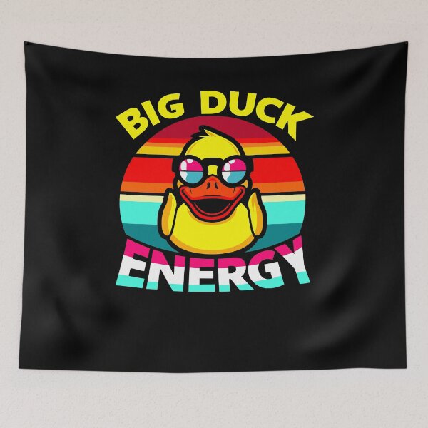 Aperçu de l'œuvre Big Duck Energy Duckie I Love Rubber Ducks Cute Funny créée et vendue par Dressed For Duty.