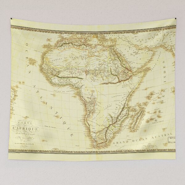 Item preview, Map of Africa circa 1820 (Carte de l'Afrique) designed and sold by allhistory.