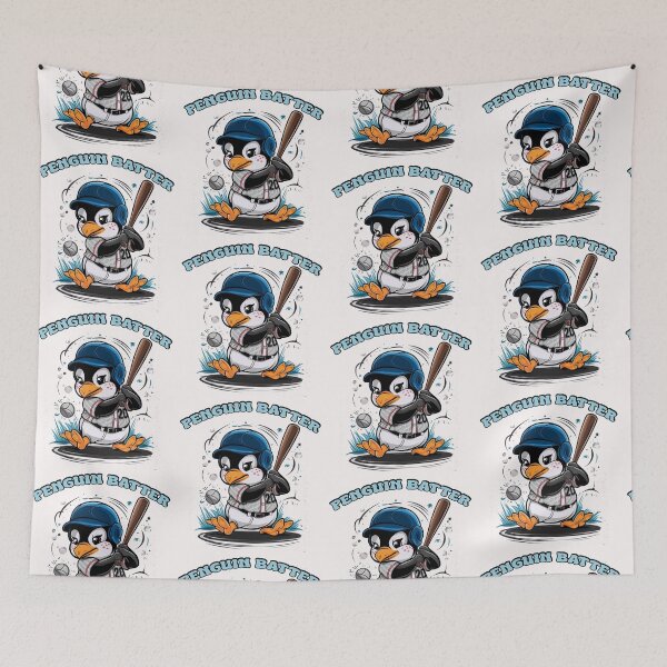 Item preview, Penguin baseball designed and sold by Rajasekar.