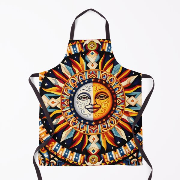 Item preview, Sun and moon huichol art  designed and sold by edleon.