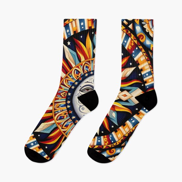 Item preview, Sun and moon huichol art  designed and sold by edleon.