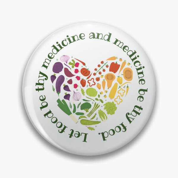 Item preview, Multi-Colored Food=Medicine Hippocrates Quote designed and sold by MochaMeli.