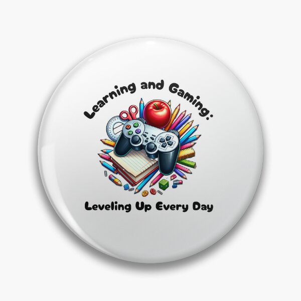 Item preview, Learning and Gaming: Leveling Up Every Day designed and sold by Ridingondaydrea.