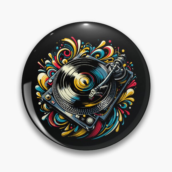 Artikelvorschau, Turntable Graffiti Music Artwork Urban Vibes entworfen und verkauft von Dressed For  Duty.