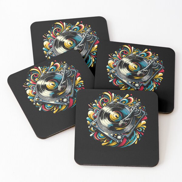 Item preview, Turntable Graffiti Music Artwork Urban Vibes designed and sold by Dressed For  Duty.