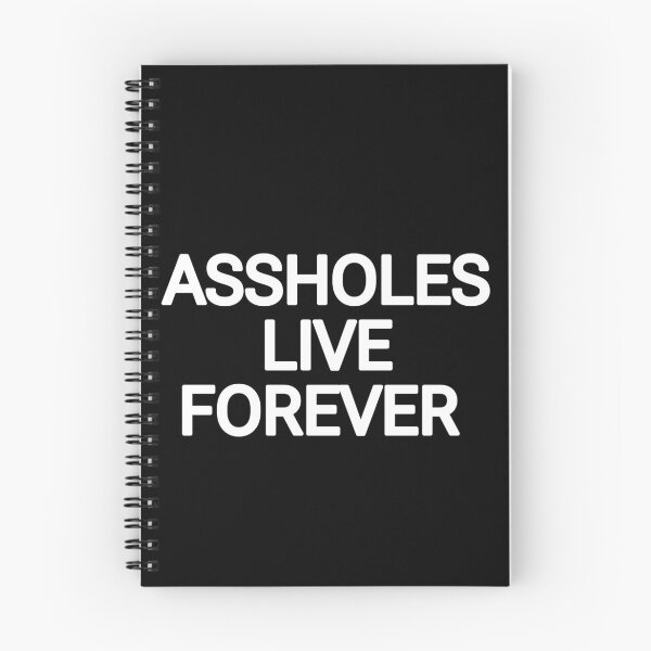 Item preview, ASSHOLES live forever  designed and sold by THELOSTHOUSE.
