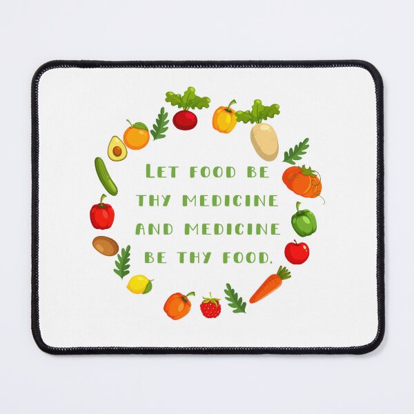 Item preview, Food=Medicine Hippocrates Quote Frame designed and sold by MochaMeli.