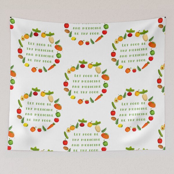 Item preview, Food=Medicine Hippocrates Quote Frame designed and sold by MochaMeli.
