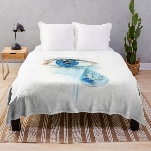 Item preview, Tearful Reflection: Surreal Eye and Droplet Art designed and sold by etosporyte.