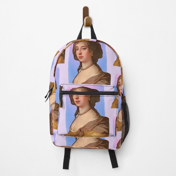 Item preview, English Poet Anne Killigrew - purple pink - illustration designed and sold by Litstoy.