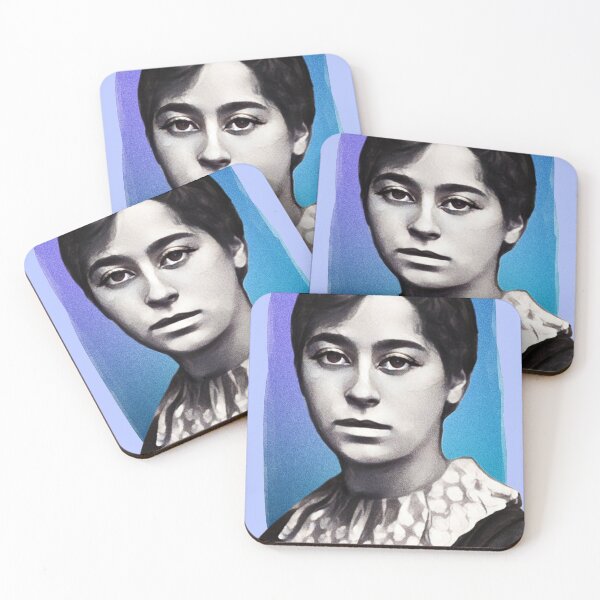 Item preview, English Poet Amy Levy - blue - illustration  designed and sold by Litstoy.