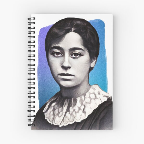 Item preview, English Poet Amy Levy - blue - illustration  designed and sold by Litstoy.