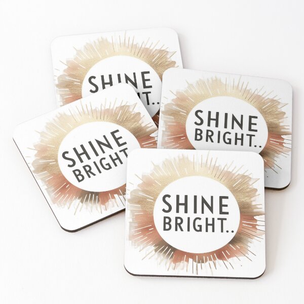 Item preview, SHINE BRIGHT SUN RAYS QUOTE  designed and sold by Nanthanon.