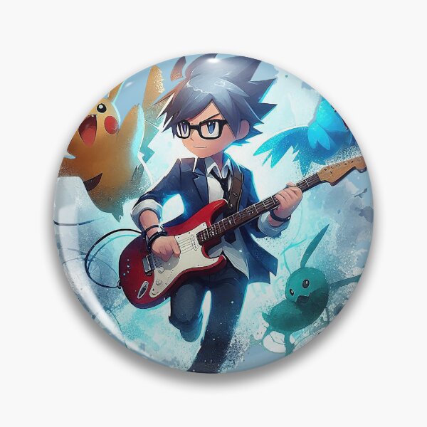 Item preview, Cool character with a guitar designed and sold by xavoblues.
