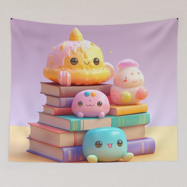 Artikelvorschau, Illustrationsbücher im Stil der Kawaii-Kunst entworfen und verkauft von Nanthikan.