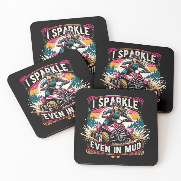 Item preview, I Sparkle Even in Mud Run Princess ATV Girls designed and sold by Dressed For  Duty.