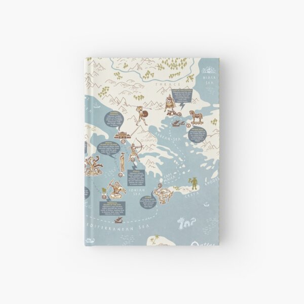 Item preview, Odyssey A Map of Myth and Legend  designed and sold by QatlasMap Shop.