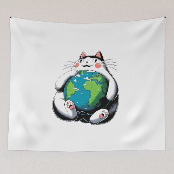 Item preview, World Cat, World Eater Giant Cat designed and sold by cutenesss.