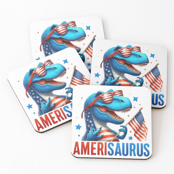 Item preview, 4th July American t-rex amerisaurus T-shirt designed and sold by BlushRoses7.