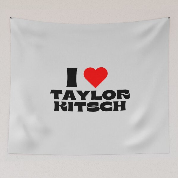 Item preview, I Love Taylor Kitsch - Black Fonts designed and sold by Itsheartshop.