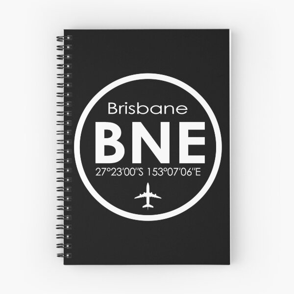 Aperçu de l'œuvre BNE, Aéroport de Brisbane BNE Code IATA créée et vendue par Fly Buy Wear.