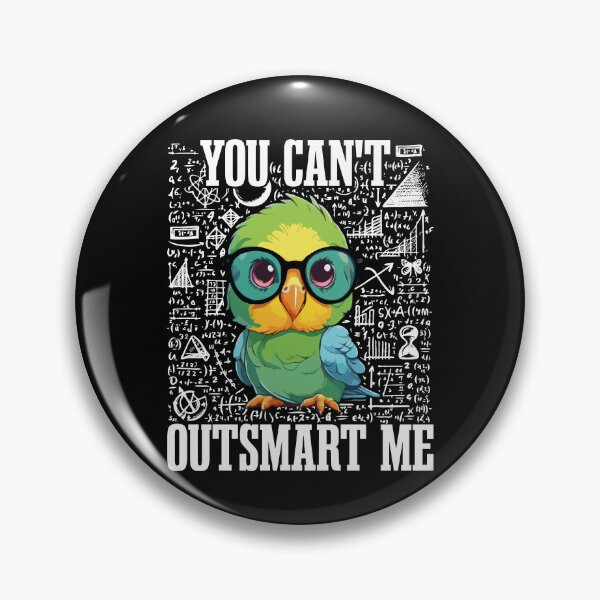 Item preview, You Cant Outsmart Me Funny Pet Bird Lover, Bossy Naughty Parakeet Cockatiel, Parrot Macaw Owner, Quick Witted Smart designed and sold by Peculiarts.
