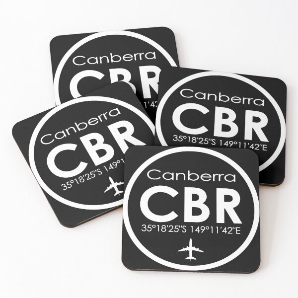 Item preview, CBR, Canberra Airport CBR IATA Code designed and sold by Fly Buy Wear.